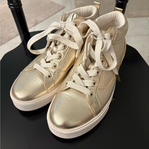 Naturalizer Gold High-Top Sneakers
